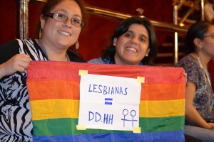 Visibilizando a las lesbianas en el Congreso de Chile por Unión Civil!